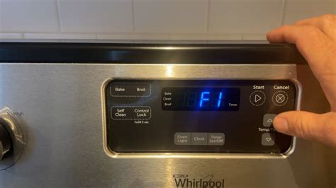 f1 on stove display